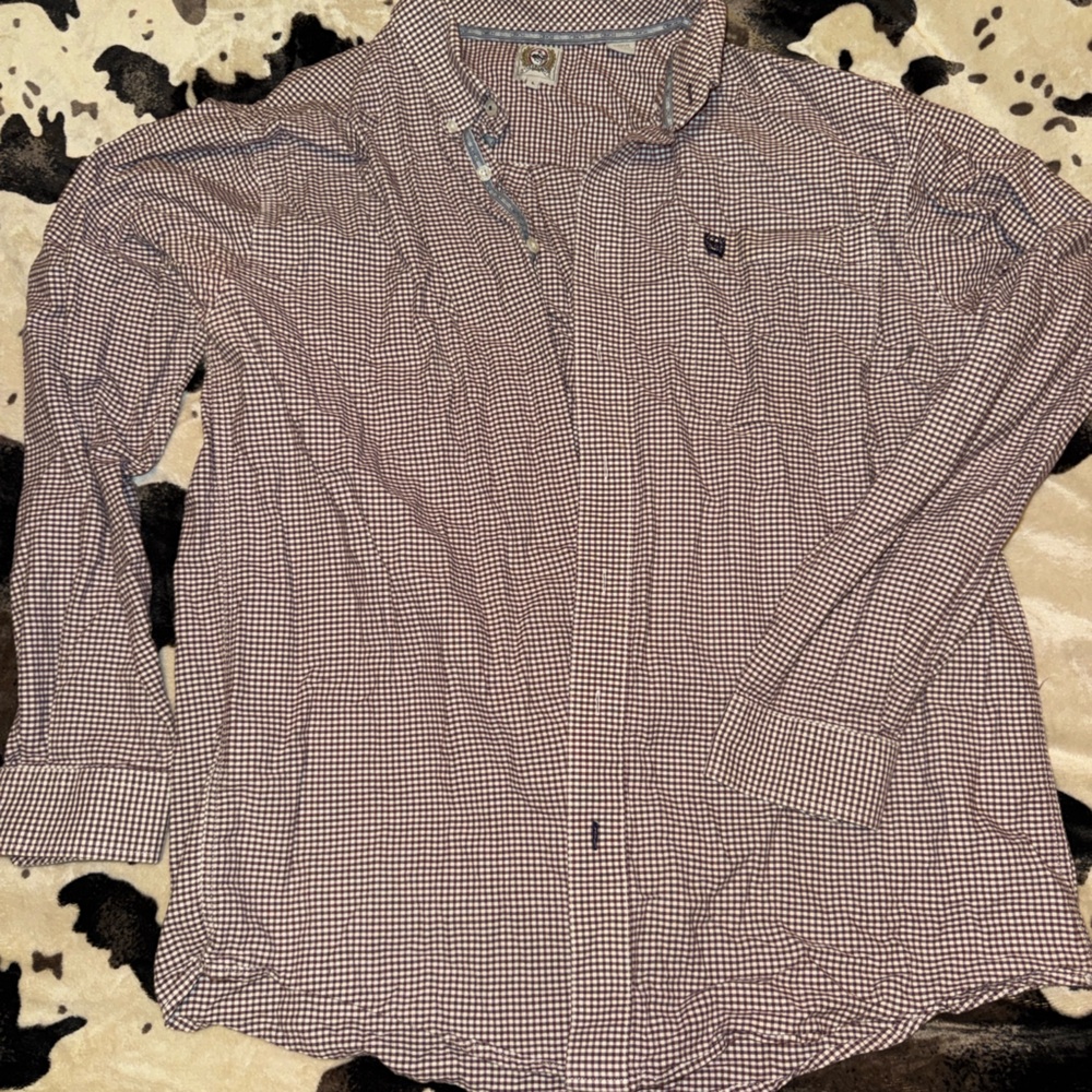 Cinch button up